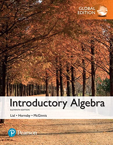 Introductory Algebra, Global Edition