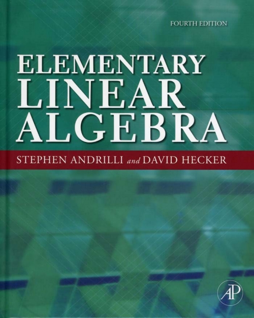 Elementary Linear Algebra,4th