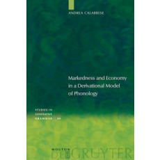 Markedness and Economy in a Derivational Model of Phonology(2005)