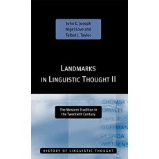 Landmarks in Linguistic Thought 2(2001)