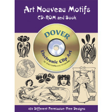 Art Nouveau Motifs CD-ROM and Book