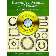 Decorative Wreaths and Frames CD-ROM and Book