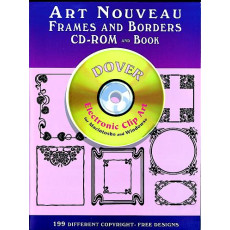 Art Nouveau Frames and Borders CD-ROM and Book