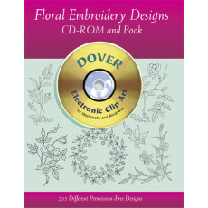 Floral Embroidery Designs CD-ROM and Book