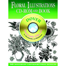 Floral Illustrations CD-ROM and Book