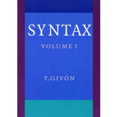 Syntax, Vol.I