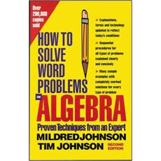 How to Solve Word Problems in Algebra(2nd)