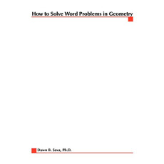 How to Solve Word Problems in Geometry(1999)
