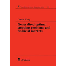 Generalised Optimal Stopping Problems and Financial Markets
