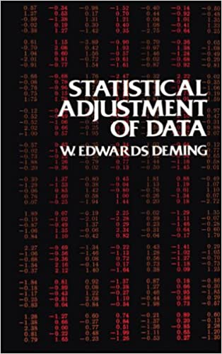 Statistical Adjustment of Data