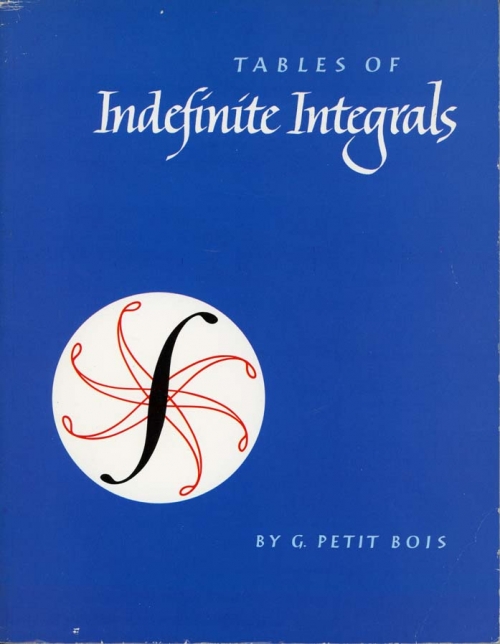 Tables of Indefinite Integrals