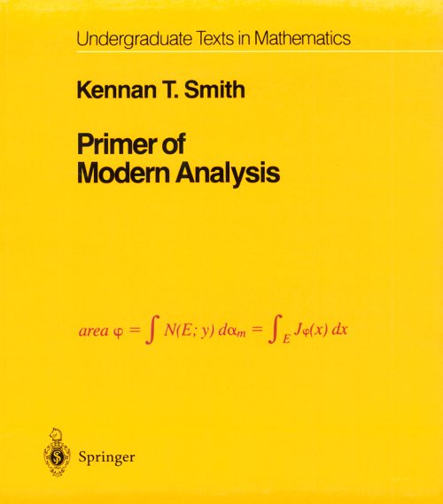 Primer of Modern Analysis: Undergraduate Texts in Mathematics(1983)
