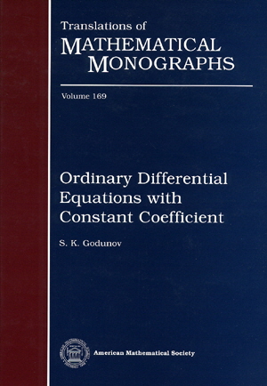 Ordinary Differential Equations with Constant Coefficient - Translations of Mathematical Monographs Vol.169(1997)