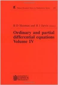 Ordinary and Partial Differential Equations Volume IV(1993)