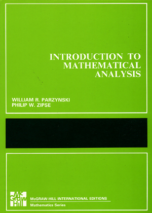 Introduction to Mathematical Analysis(1987)