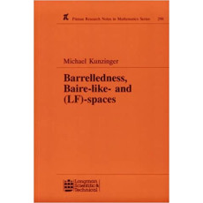 Barrelledness, Baire-like-and (LF)-spaces(1993)