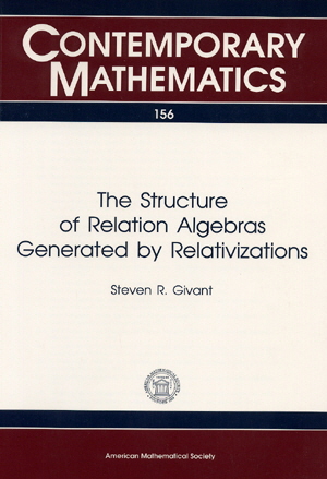 The Structure of Relation Algebras Generated by Relativizations - Contemporary Mathematics Vol.156(1994)