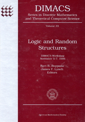 Logic and Random Structures : Dimacs Workshop November 5-7, 1995 - Series in Discrete Mathematics and Theoretical Computer Science Vol.33()