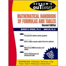 Mathematical Handbook of Formulas and Tables - Schaum's Series(2nd,)