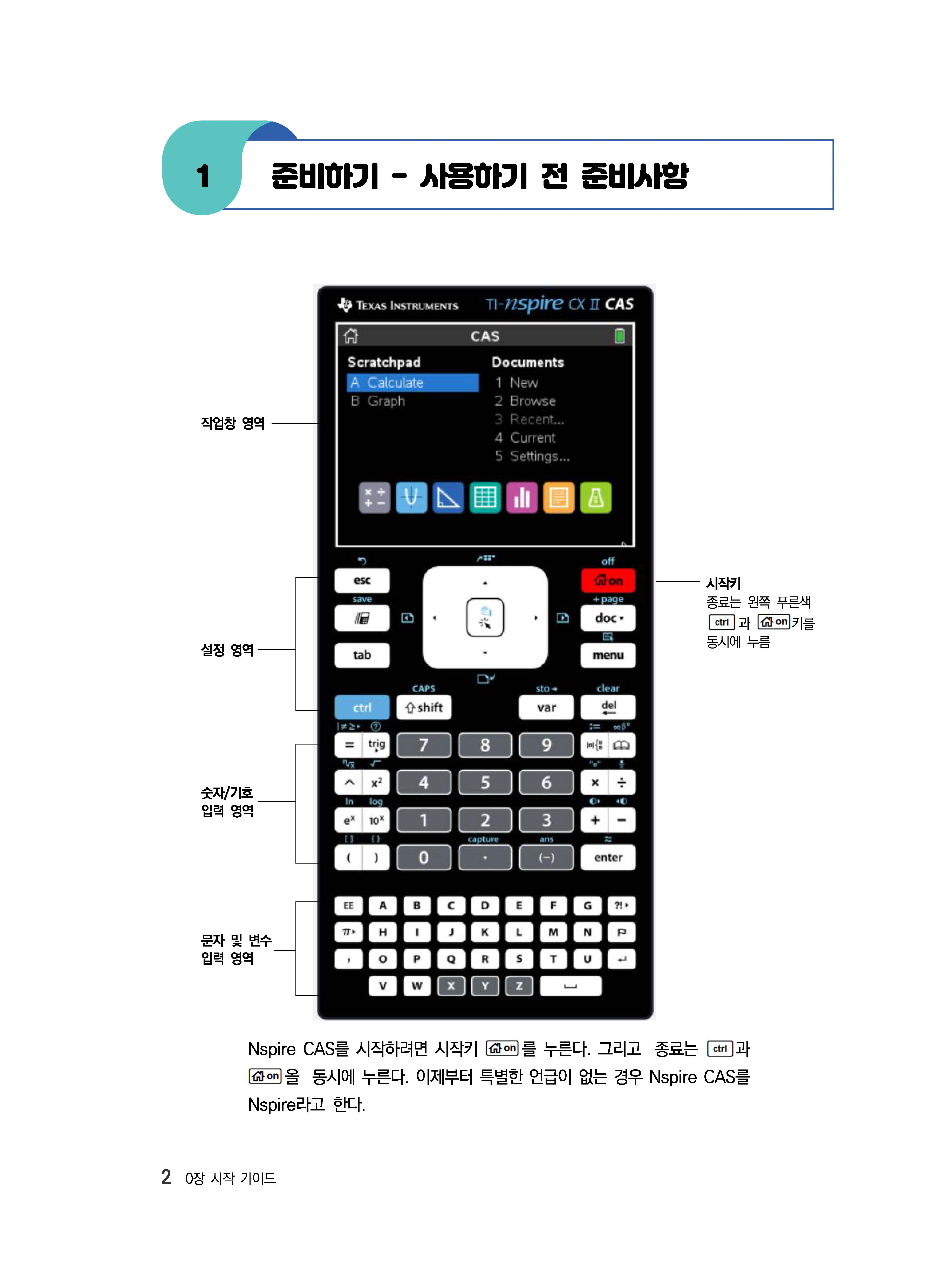 TI-nspire CX II CAS 계산기를 활용한  기초 미분적분학