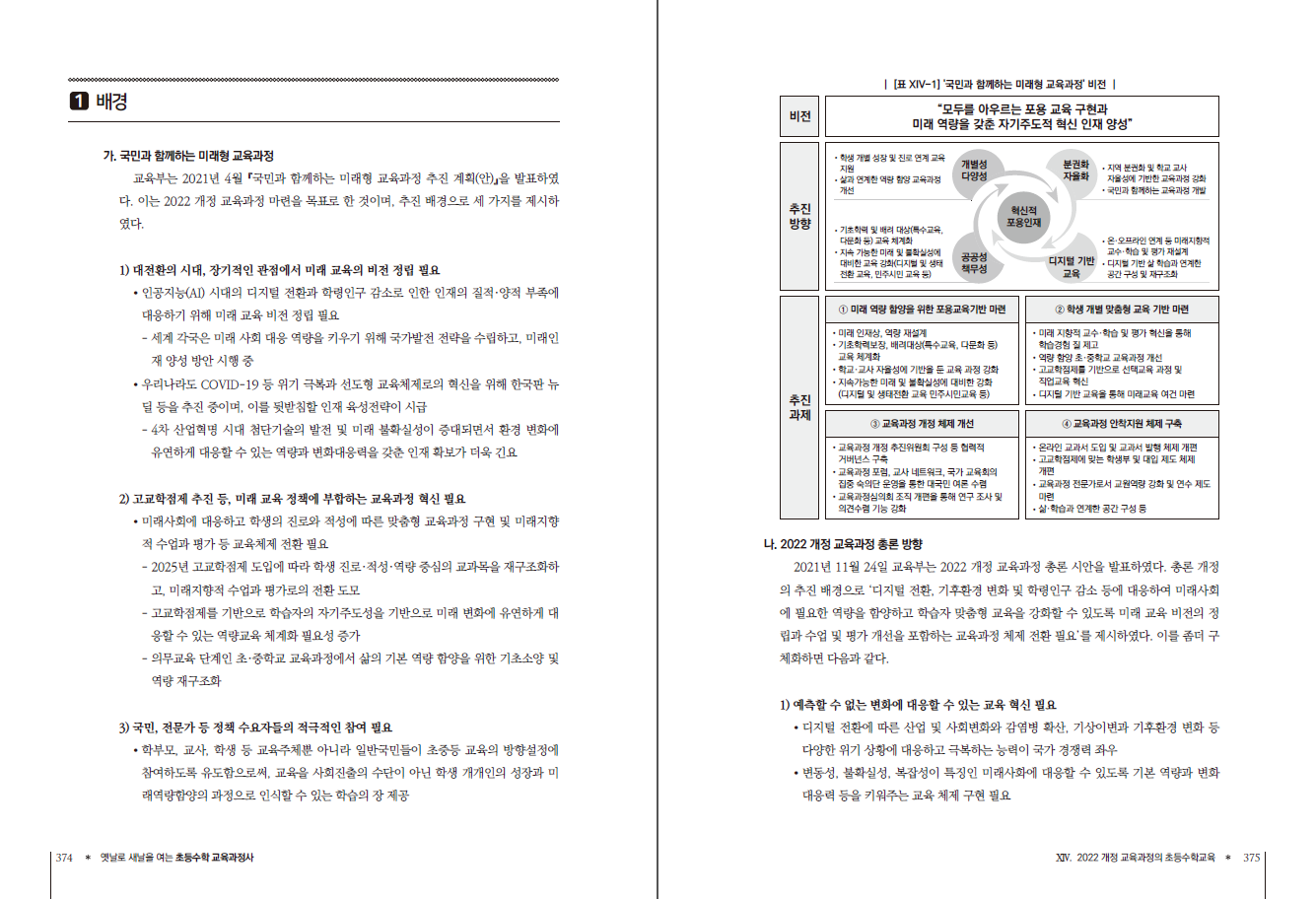 (옛날로 새날을 여는) 초등수학 교육과정사